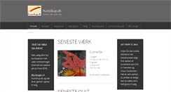 Desktop Screenshot of kunstkup.dk